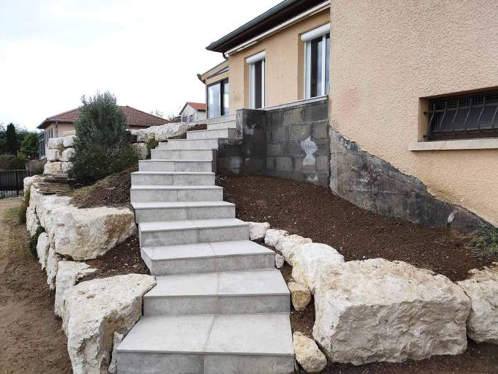 Maçonnerie paysagère Mornant