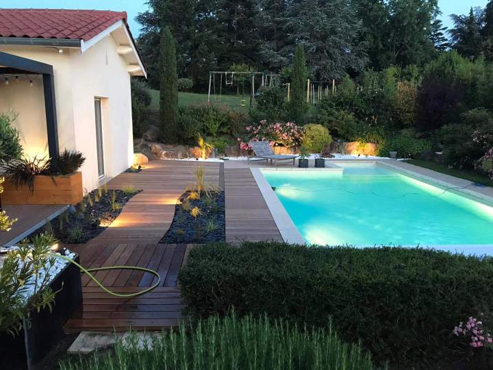 Création terrasse Mornant